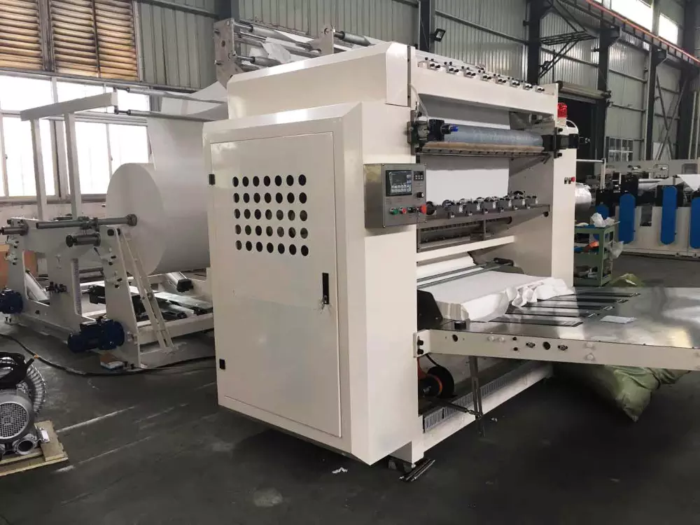 60 M / Min 380V Serviette Facial Tissue Paper Making Machine
