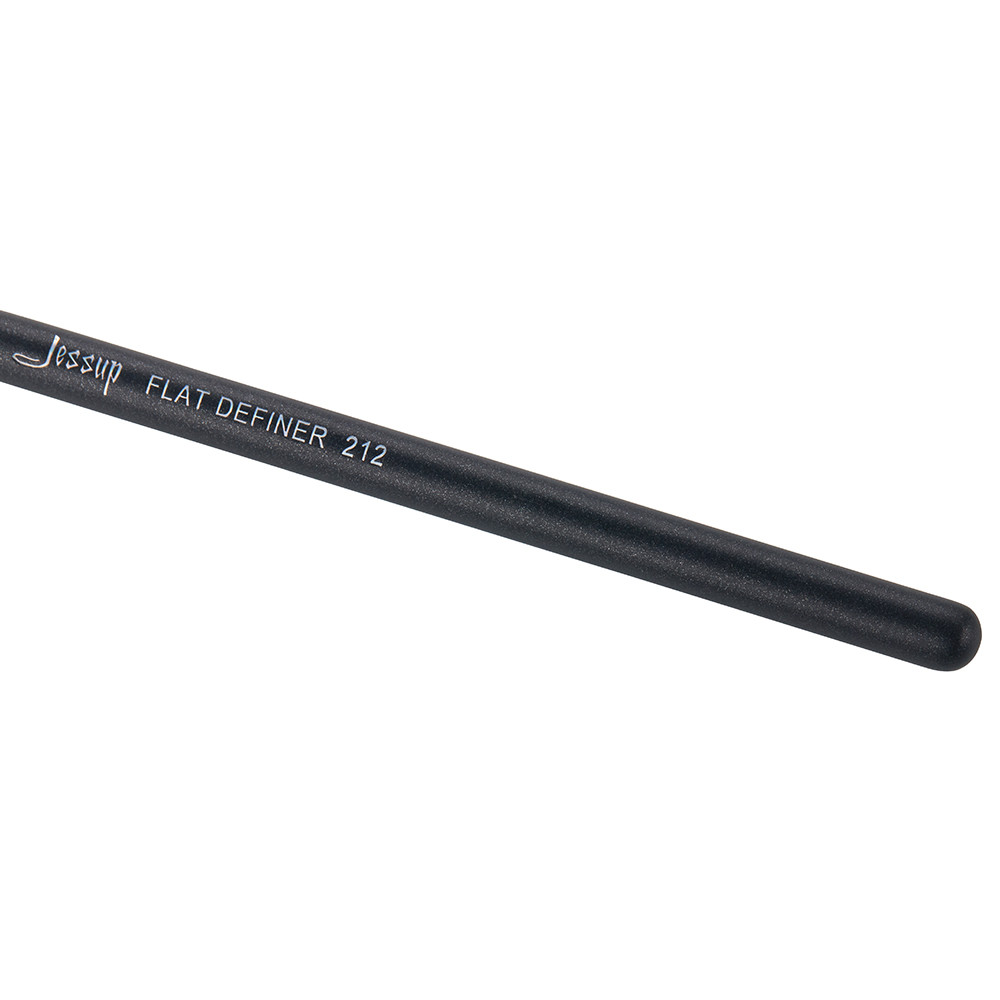 Fine Tipped Synthetic Makeup Brushes Set square Flat Definer Brush