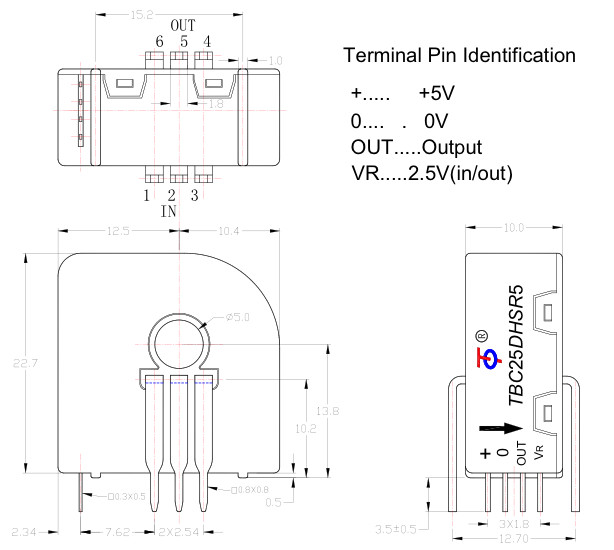 TBC-DHSR5 High Sensitivity Hall Effect Sensor EN60947-1 2002 Standard