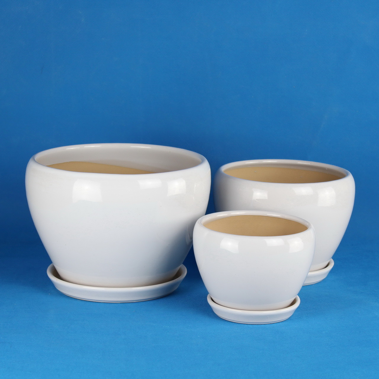 Simple Ceramic Pots High Durability For Garden Plants And Succulents