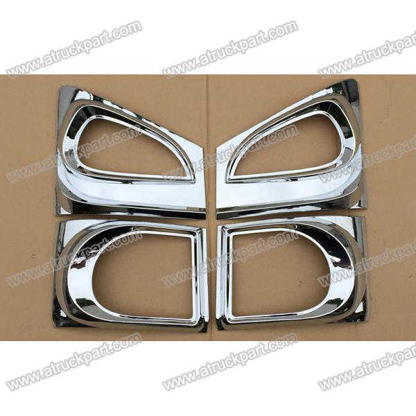 Chrome Head Lamp Case For ISUZU NPR 150 NQR 175 NMR 130 NLR 130 Truck Spare Body
