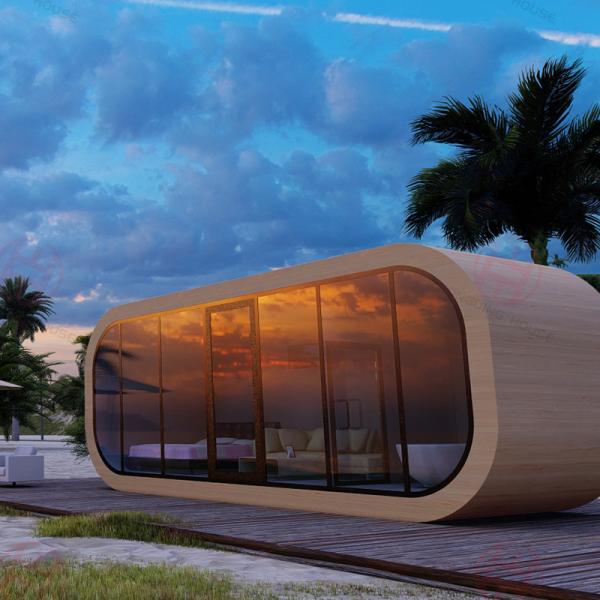 Prefabricated 20ft 40ft Apple Cabin House with Modern Design and Online