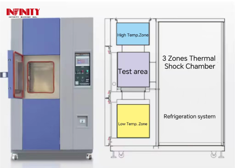 Flexible Experimental Data Recording And Processing Mode Hot and Cold Impact Test Chamber
