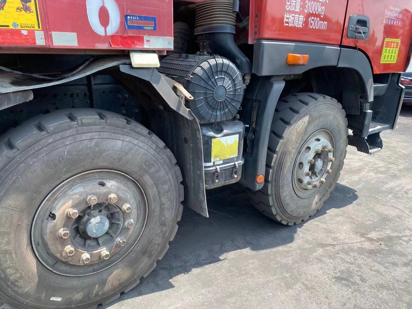 Used Uk Tipper Trucks Cummins Engine 460hp Foton GTL Dump Truck 2021 Year China Truck