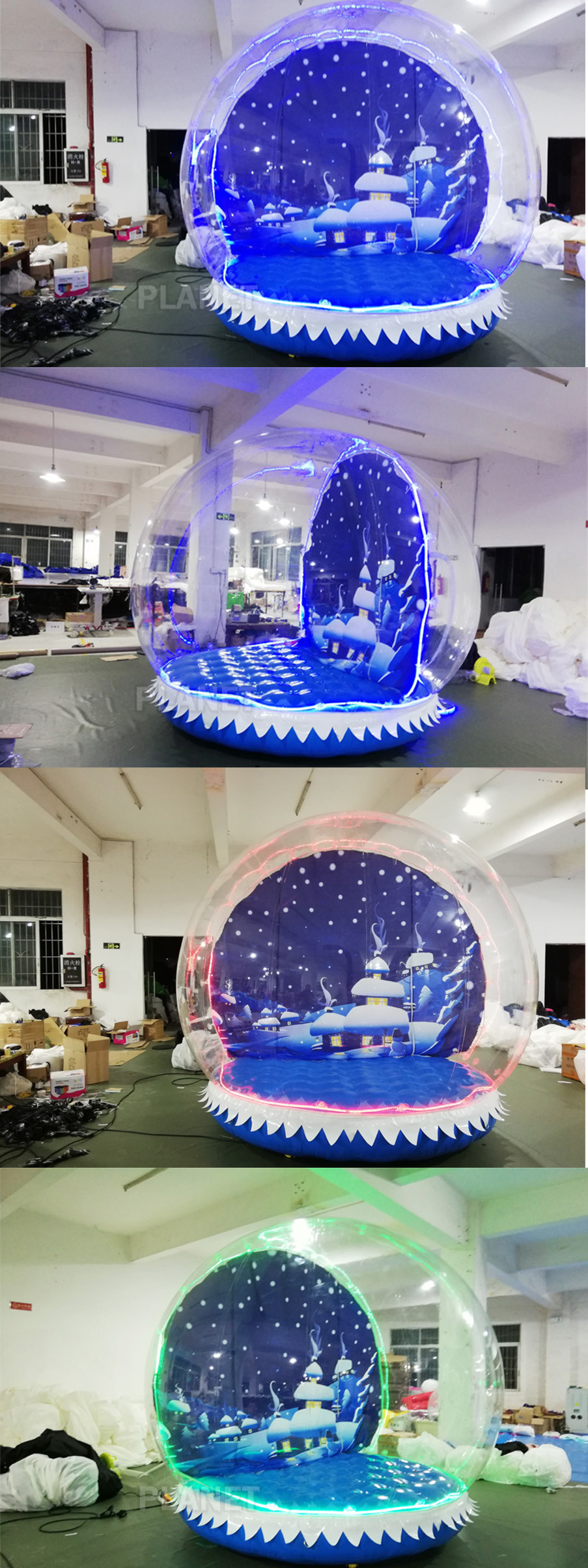 5m Customized Inflatable Snow Globe For Party / Event / Promotion