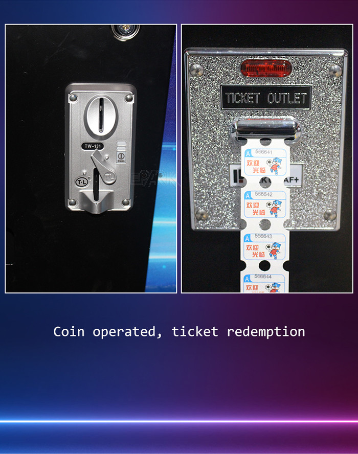 Arcade Magic Air Hockey Lottery Game Machine For Two Players Coin Operated