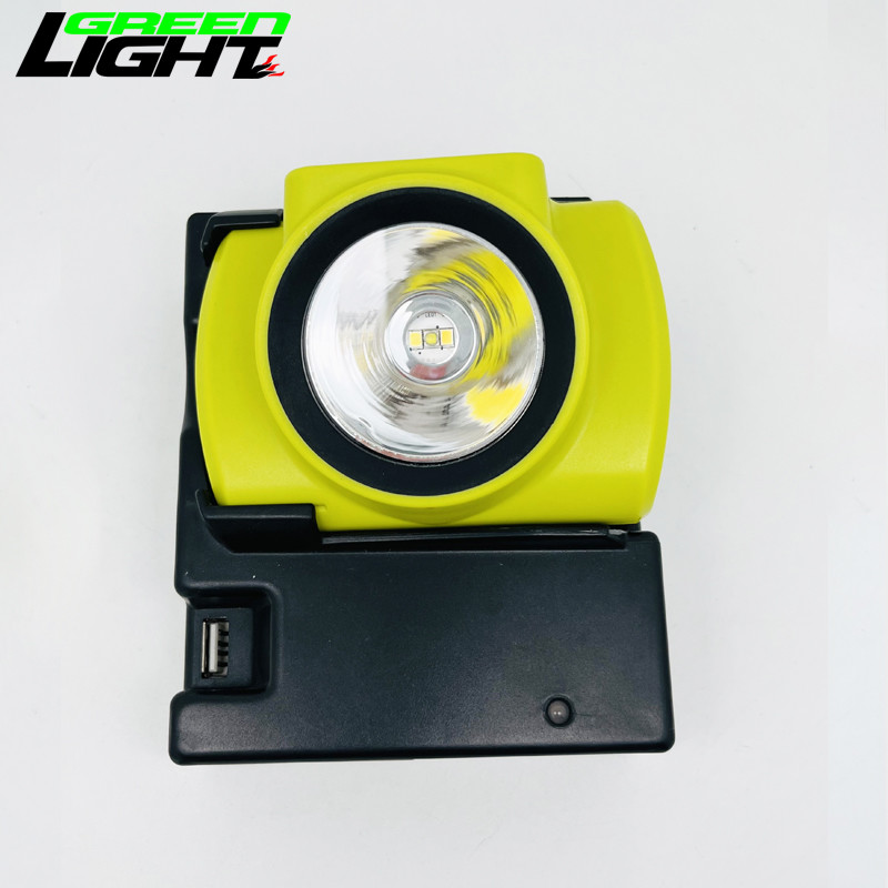 2.96W Rechargeable Mining Headlamp , 25000lux Underground Mining Lamp