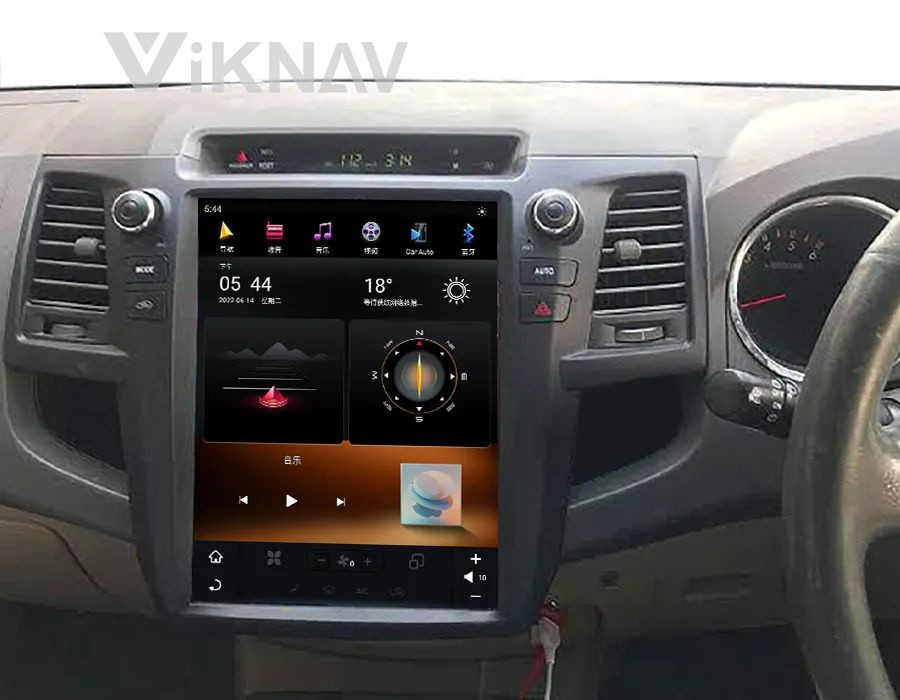 12.1 Inch Android Auto Stereo For 2015 Toyota Fortuner Navigation GPS Multimedia DVD Player Wireless Carplay Wifi