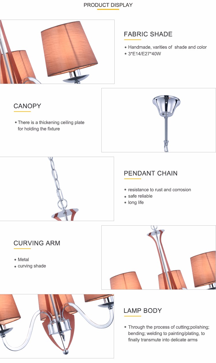 Modern cluster chandelier With Metal Arm for indoor home Lighting (WH-MI-30)