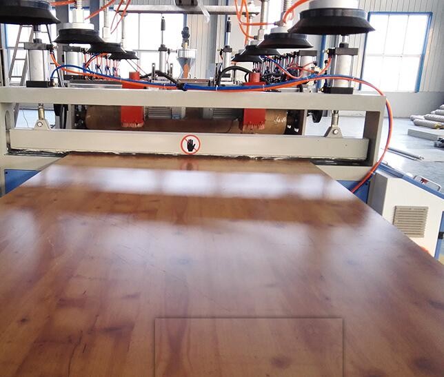 Furniture Making WPC Foam Board Machine , Wood Composite Plastic Board Production Line
