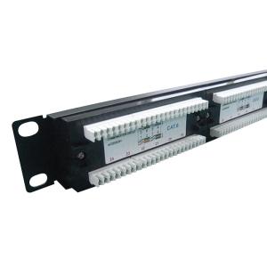 UTP Network Patch Panel 24 Port Cat6 Patch Panels for LAN Cabling Network YH4010