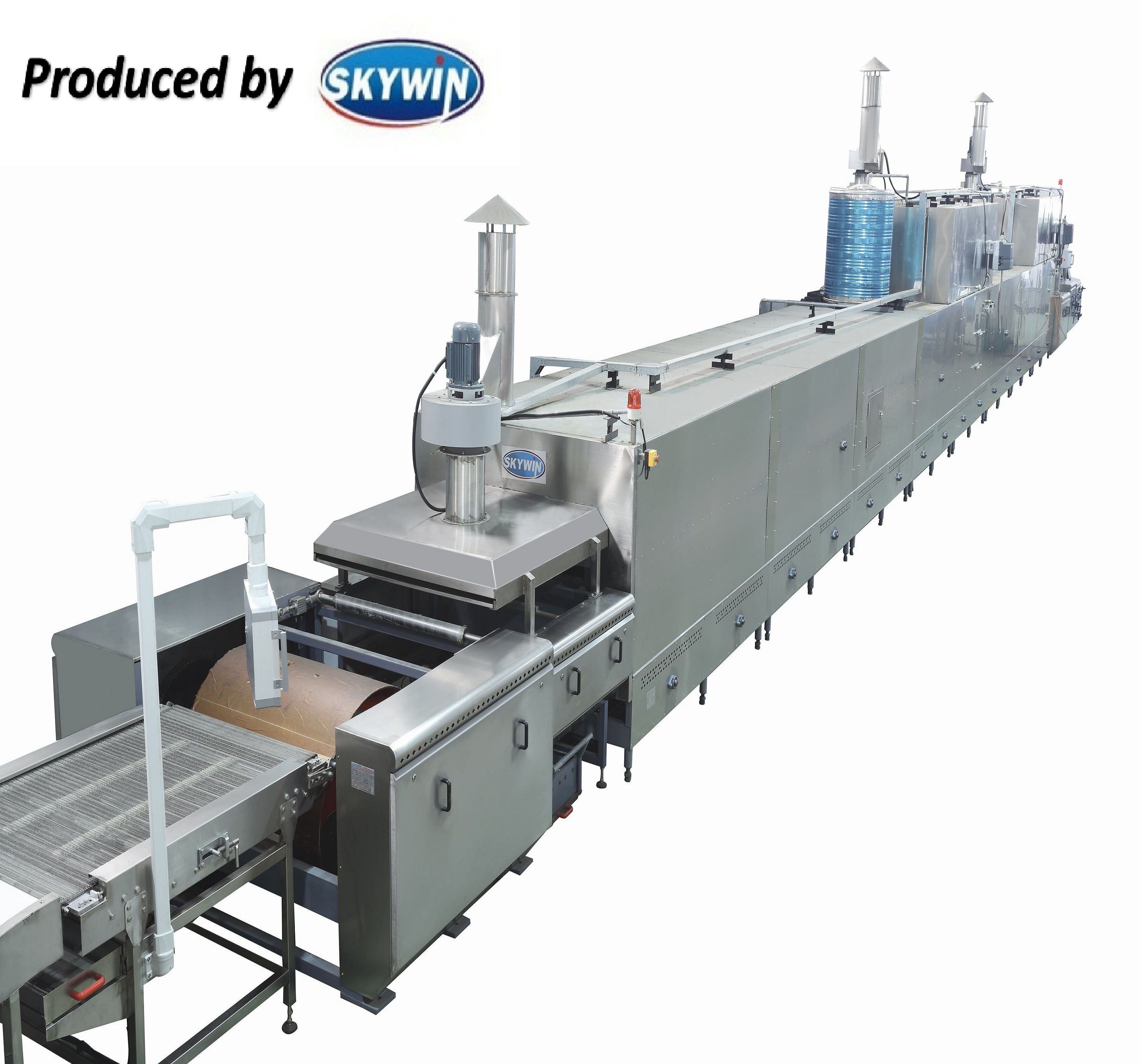Width 1200mm Complete Hard Biscuit Cookies Production Line 100~250kgs/H