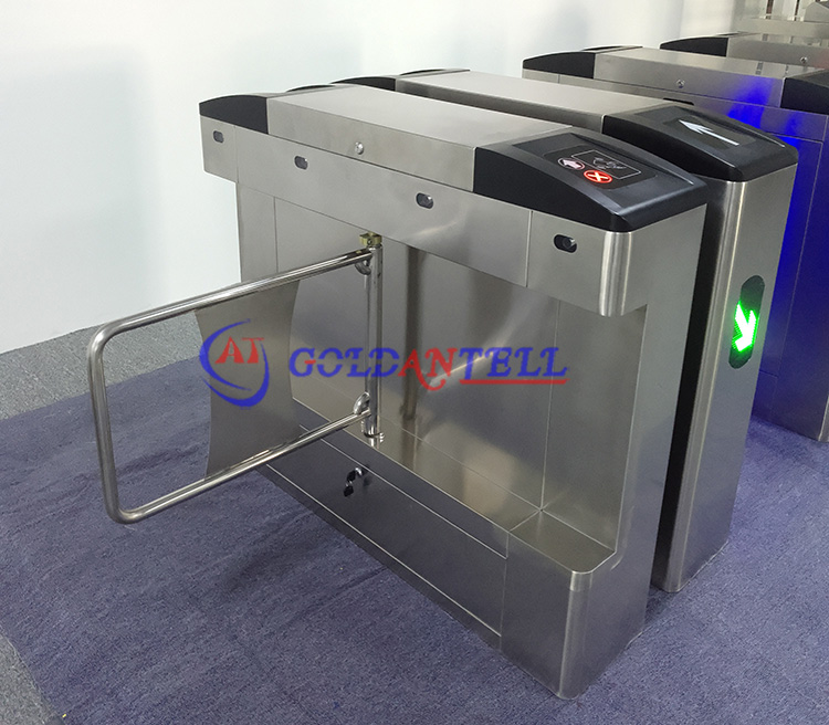 swipe card access control turnstile gate for wheelchair