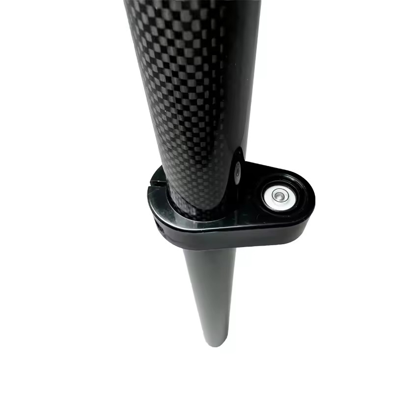 New 1.8M Survey Pole 1.8M Length GPS PRISM POLE Carbon Fibre Pole GPS GNSS RTKSURVEYING TYPE,4 PCS Poles, 5/8x11 Thread