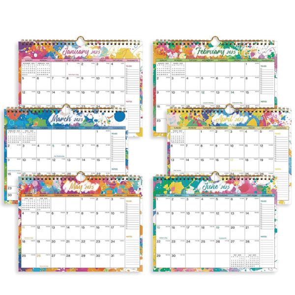 Retangle Custom Wall Calendar Customizable Design Holiday / Seasonal Theme