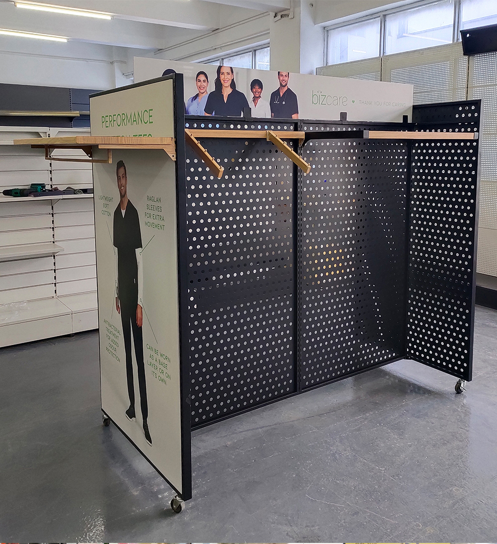 Air Conditioning Display Metal Rack Supermarket Display Stand