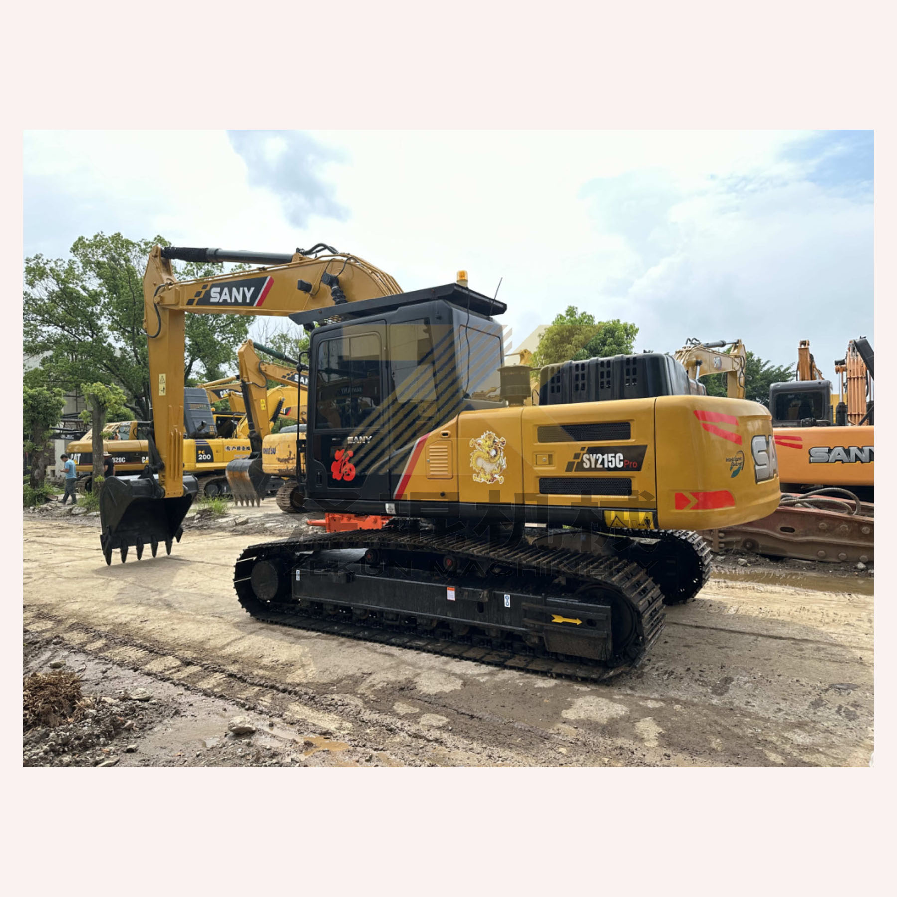 Sany SY215C Pro Crawler Excavator 21 Tons Heavy Machine Weight for Benefit