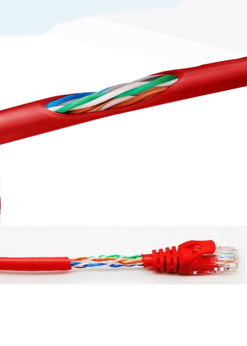 Cat6 Ethernet Patch Cable For Home Network Gaming 10Gbps