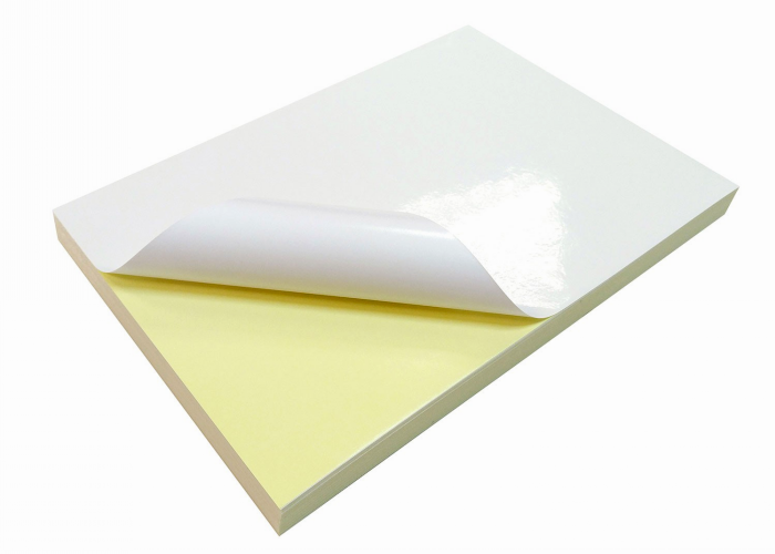 For Self Adhesive Sticker Paper One Side Mirror Coated Glossy Paper 90% Brightness