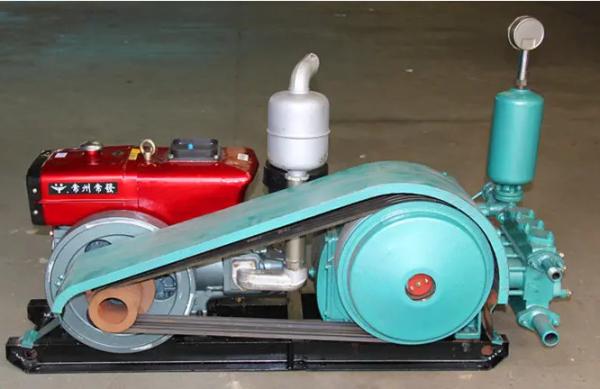 BW160 Hydraulic Triplex Plunger Drill Rig Mud Pump For Engineering And Borehole