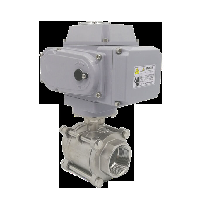 Electric Threaded Titanium Ball Valve for Chemical Processing Applications