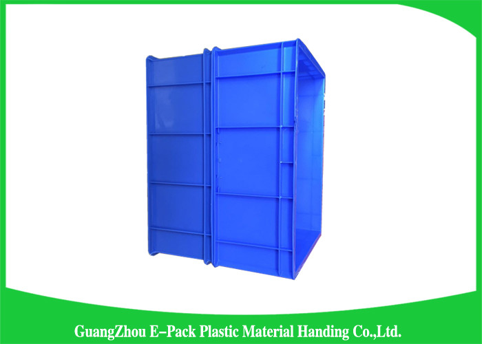 Rectangle Folding Plastic Storage Trays Long Service Life 545 * 420 * 380mm