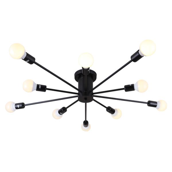 vintage ceiling lights 10 heads retro industrial lamparas techo restaurant loft