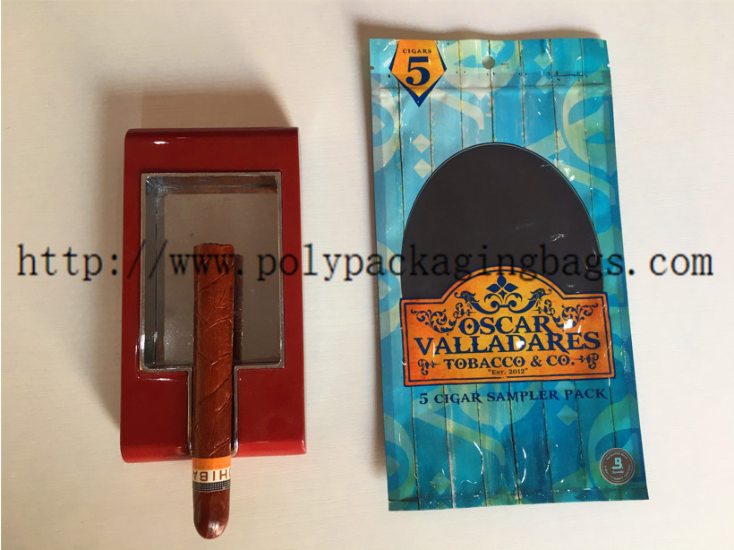 Humidified Cigar Pouches For Panatella / Perdomo Cigars / Cigars Packaging Wraps Cigar Humidor Bags