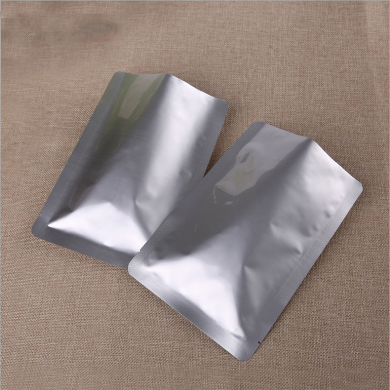 Heat Sealable Aluminum Foil Packaging Small Bags With Tear Notches Mylar Vacuum Sealer Smell Leak Proof Pouches
