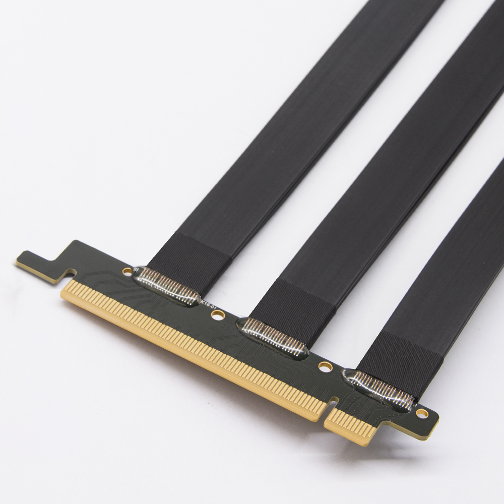 PCI-Express Riser Cable High Speed Extension Cable to Graphics Card Adapter 25cm PCIE 3.0 16X 90 270 Degrees