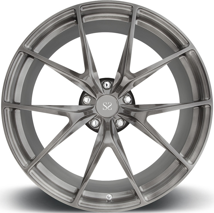 18 19 20 Inch 1 Piece Forged Wheel Rims Customized Size Brushed / Polished