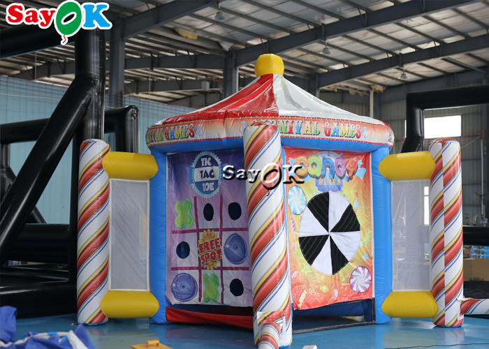 Inflatable Lawn Games Tarpalin Interactive Sports Games Bar Fence Theme Party Inflatable Carnival Game Booth