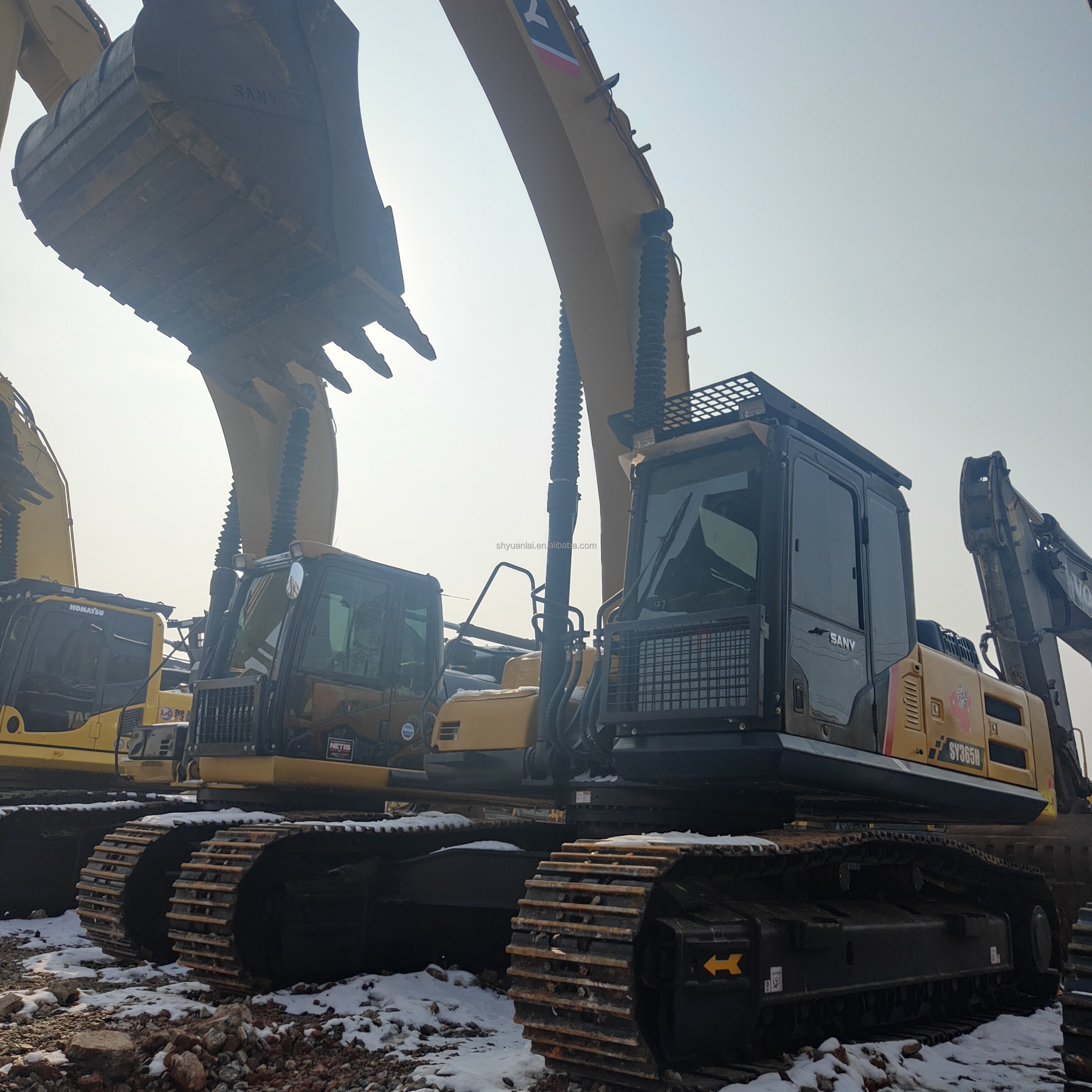 Original Used SANY 365H Crawler Excavator with ISUZU Engine 35000kg Operating Weight