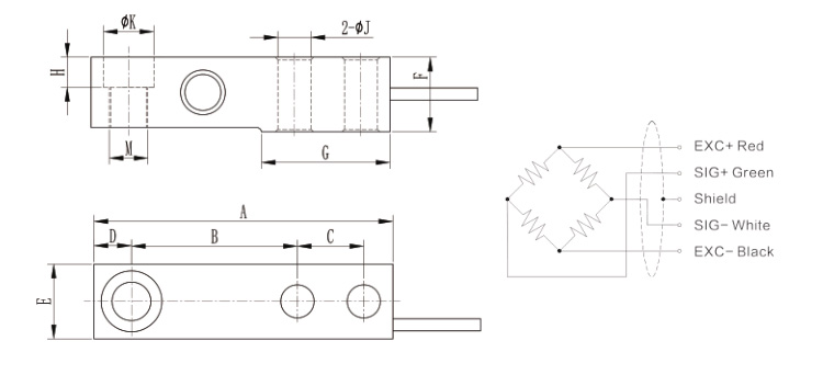 Mavin Load Cell 100kg 300kg 500kg 1000kg