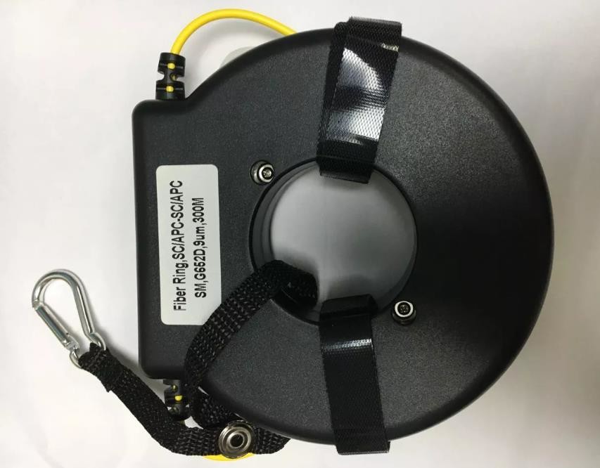 Mini OTDR Launch Cable Box Fiber Patch Cord Ring Drum Test G652D 200M 300M