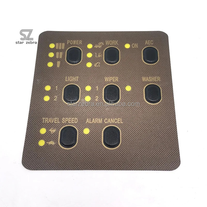 After Service Online support High Guarantee CAT E312 E320 Excavator Monitor Display Panel Surface Sticker