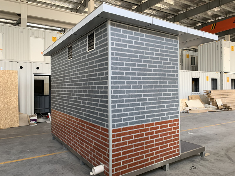 Small Prefabricated Modular Toilets Bathroom For Pubic PU Sandwich Panel