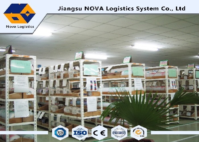 Q235 Cold Roll Steel Rivet Boltless Shelving With Acid Washed / Phosphorized Surface