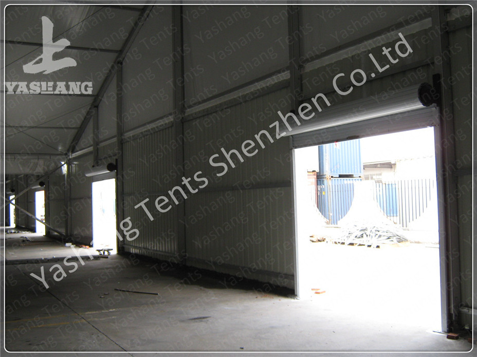 Heat Resistant Tent Accessories Height Customizable Fabric Door Glass Door Roller Gate