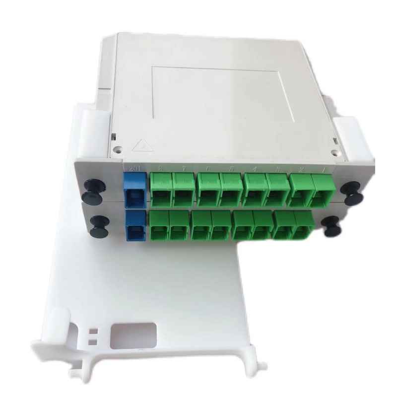 SC APC/UPC Connector Type 1x8 1x16 Optical PLC Splitter Mini Box Fiber Optic Terminal Box