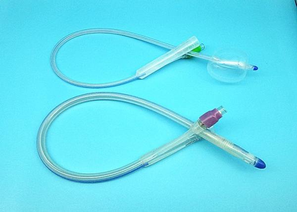 Medical Supplies 2 Way Foley Catheter Size 6 - 26 Ch/Fr With Good Biocompatibili