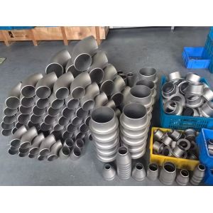 ASTM GR2 GR7 GR9 Titanium Tee For Pipeline And Couplings