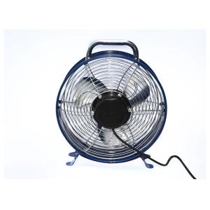 Red Electric Retro Clock Fan With Carry Handle 2 Speed VED Plug CE CB