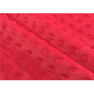 Velvet Minky Dot Bubble Knit Minky Plush Fabric 100% Polyester