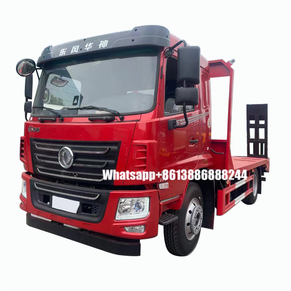 Huashen 4*2 Flat Plate Truck Machinery Equipment Transport Truck
