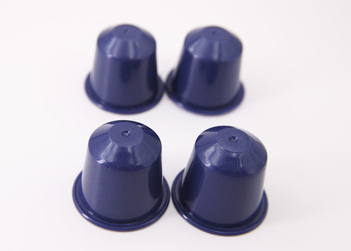 Empty Instant Coffee Capsule Packaging For Espresso plastic Blue
