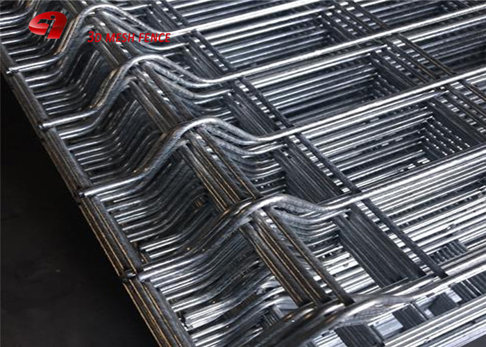 200*50mm 3D Curved Wire Mesh Fence Panels For Road And Transit , Longlife