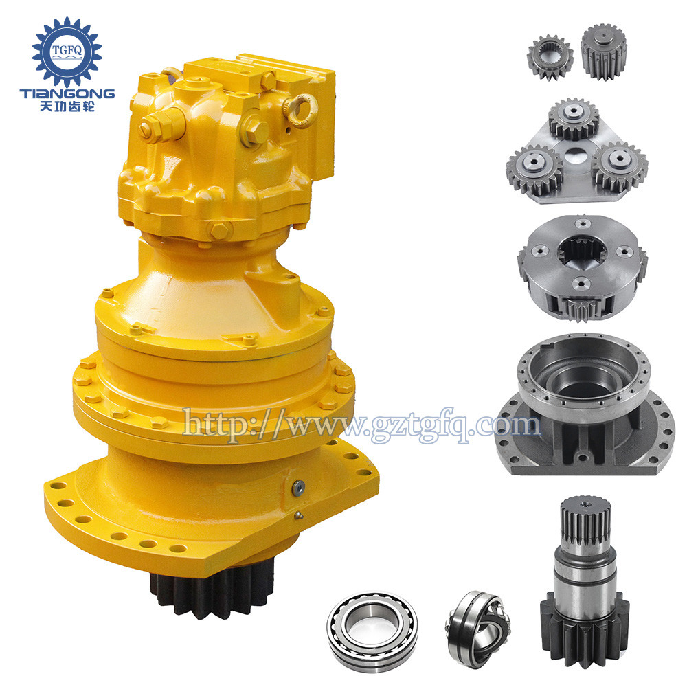 PC200-7 Steel Polished Excavator Swing Gearbox With Motor Spare Part 20Y-26-00240/20Y-26-00211