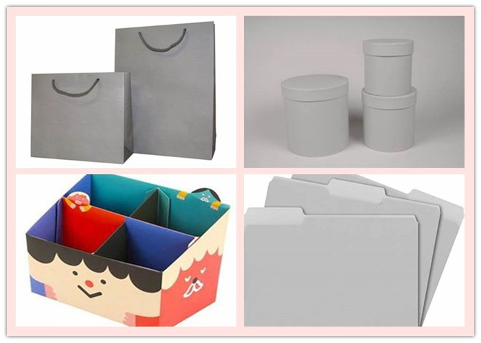 Recycled Laminate Grey Cardboard Paper Sheets For Book Binding Box