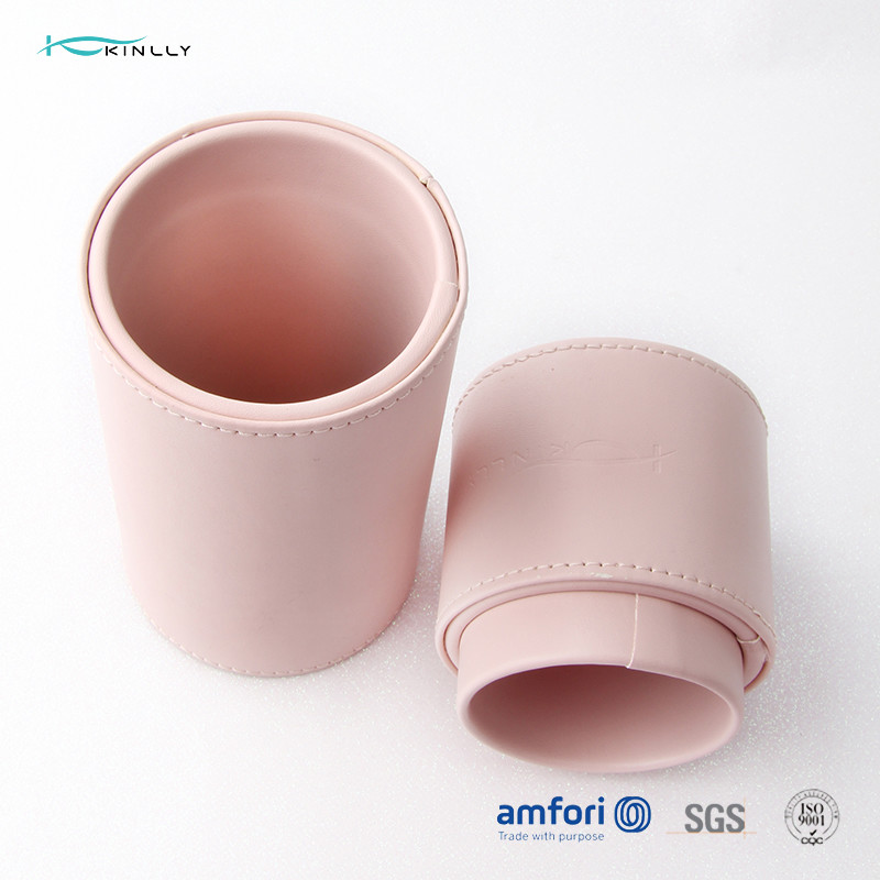 ISO9001 Custom Color OEM Tube Makeup Brush Bag